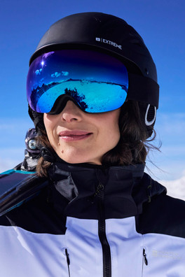 Extreme Unisex Ski Goggles - Blue