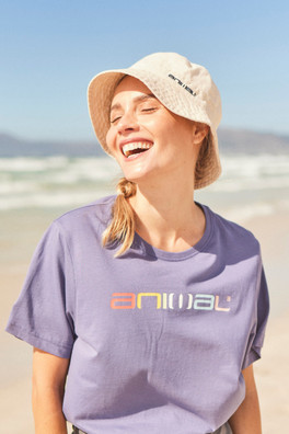 Indie Womens Bucket Hat - Cream