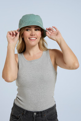 Indie Womens Bucket Hat - Pale Green