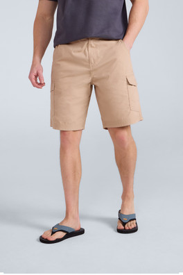 Atlantis Mens Cargo Shorts - Beige