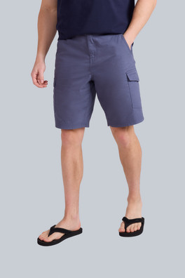 Atlantis Mens Cargo Shorts - Blue