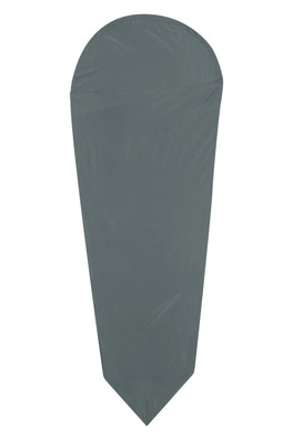 Microfibre Mummy Sleeping Bag Liner - Light Grey