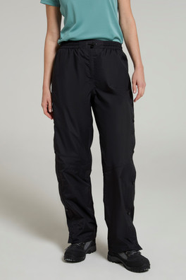 Downpour Womens Waterproof Trousers - Black