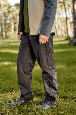 Downpour Mens Waterproof Trousers - Black