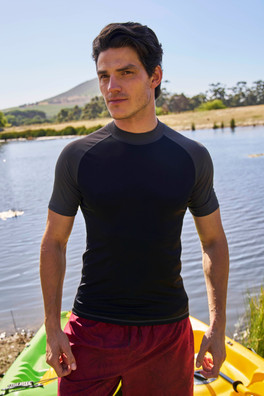 Mens UV Rash Vest - Dark Grey