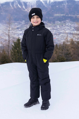 Cloud All In One Waterproof Snowsuit - Black