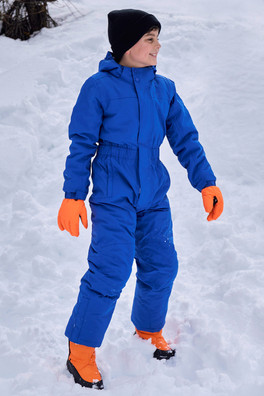 Cloud All In One Waterproof Snowsuit - Cobalt