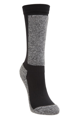Extreme Kids Thermal Merino Knee Length Ski Socks - Charcoal