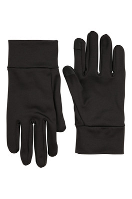 Touch Screen Liner Gloves - Black