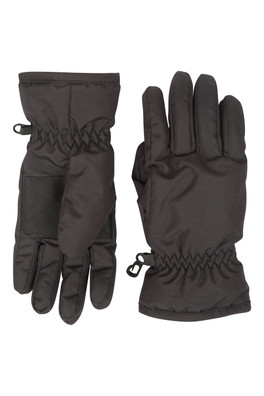 Kids Ski Gloves - Black