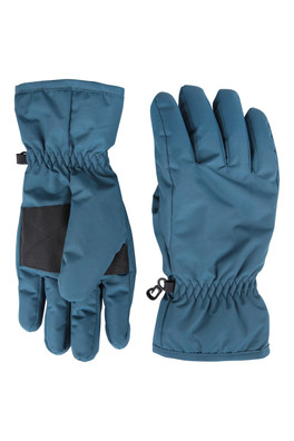 Womens Ski Gloves - Dark Teal
