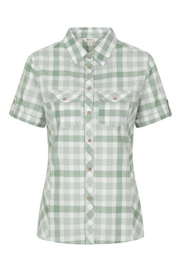 Holiday Womens Cotton Shirt - Pale Green