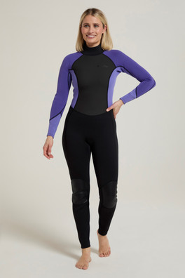 Womens Full 2.5/2mm Wetsuit - Dark Purple