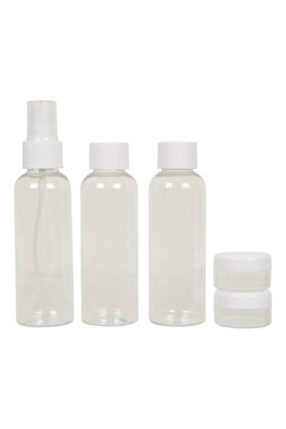 Travel Bottle Set - White