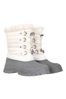 Whistler Womens Adaptive Snow Boots - White