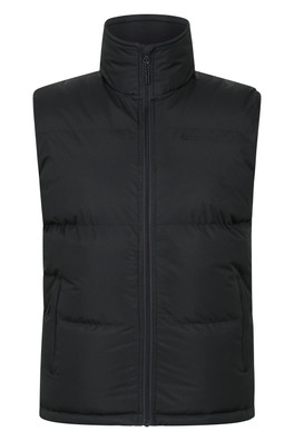 Rock Mens Padded Gilet - Black