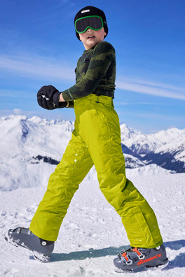 Falcon Extreme Kids Waterproof Ski Pants - Lime