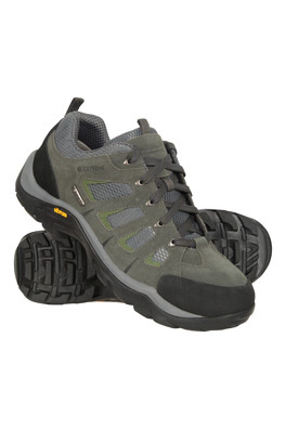 Field Extreme Mens Vibram Waterproof Walking Shoes - Grey