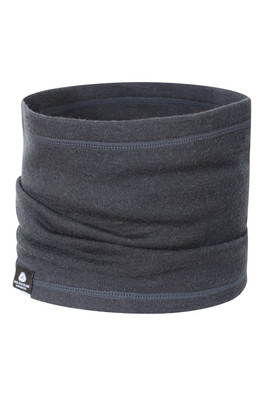 Merino Neck Gaiter - Dark Grey