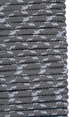 Round Textured Shoe Laces 100cm - Dark Grey