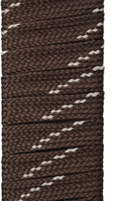 Flat Fleck Boot Laces - 150cm - Brown
