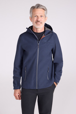 Reykjavik Textured Mens Windproof Softshell - Navy