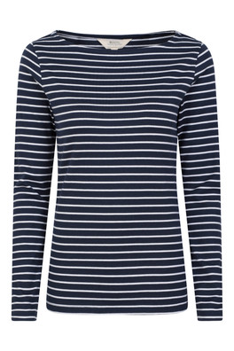 St Ives Womens Crew Neck Top - Navy
