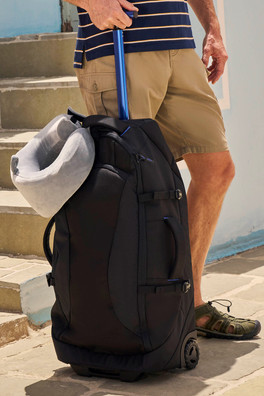 Voyager 50L Wheelie Rucksack - Jet Black