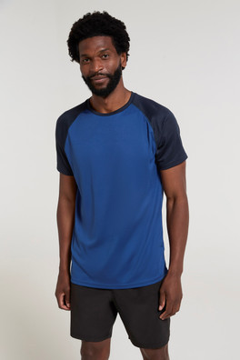 Endurance Mens IsoCool Active T-Shirt - Cobalt