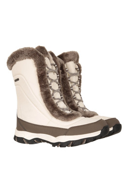 Ohio Womens Snow Boots - Beige