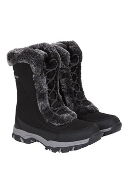 Ohio Womens Snow Boots - Black