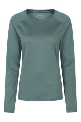 Endurance Womens Long Sleeve Top - Light Khaki