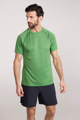 Endurance Mens IsoCool Active T-Shirt - Dark Green