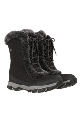 Ohio Womens Snow Boots - Jet Black