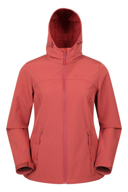 Exodus Womens Water Resistant Softshell Jacket - Burnt Orange