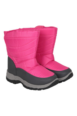 Caribou Toddler Adaptive Snow Boots - Bright Pink