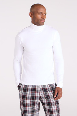 Meribel Mens Cotton Thermal Top - White