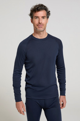 Thermal Mens Base Layer Top - Navy