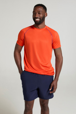 Endurance Mens IsoCool Active T-Shirt - Bright Orange