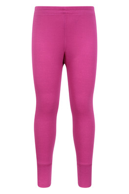 Talus Kids Base Layer Thermal Pants - Bright Pink