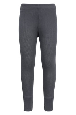 Talus Kids Base Layer Thermal Pants - Charcoal