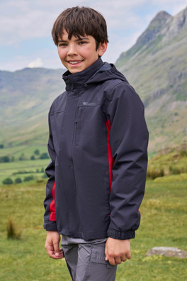 Cannonball 3 in 1 Kids Waterproof Jacket - Grey