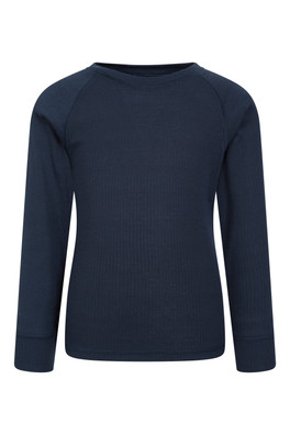 Talus Kids Base Layer Top - Navy