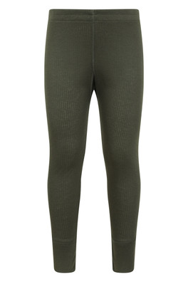 Talus Kids Base Layer Thermal Pants - Khaki