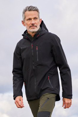 Bachill Mens 3 Layer Waterproof Jacket - Black