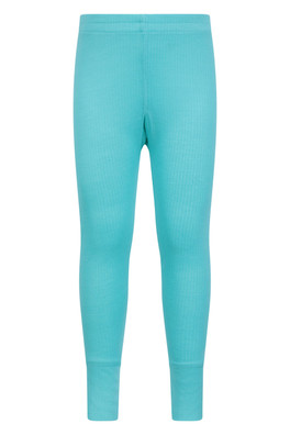 Talus Kids Base Layer Thermal Pants - Teal
