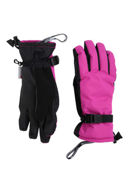 Extreme Waterproof Womens Ski Gloves - Bright Pink