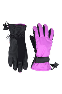 Extreme Waterproof Womens Ski Gloves - Purple