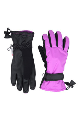 Extreme Waterproof Womens Ski Gloves - Purple