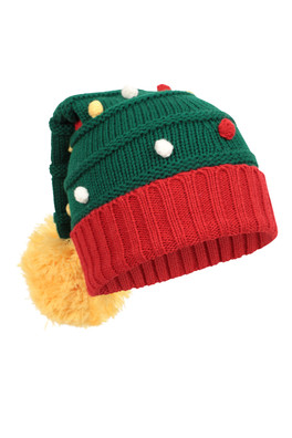 Christmas Tree Beanie - Dark Green